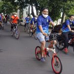 Insan Pers Bersama Forkopimda Malut Meriahkan HPN 2021 dengan Gowes