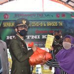Warga Halsel Sambutan Antusias Serbuan Vaksinasi dan Baksos Dalam Rangka HUT TNI Ke-76