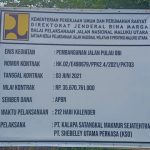 Proyek Lanjutan Jalan Lingkar Pulau Obi Disetop