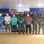 Dandim 1509/Labuha Sambangi Satgas BKO Obi di Kawasan Harita Group