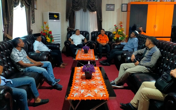 Ketua DPRD Halut Bersama Komisi III Sambangi Kantor Basarnas Ternate
