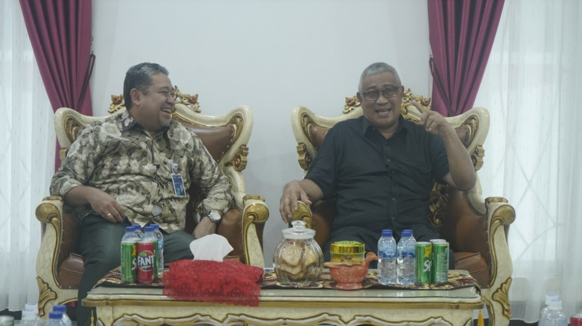 Wali Kota Tidore Terima Kunjungan Kerja Pimpinan Wilayah PT Bank Negara Indonesia (BNI) tbk Suluttenggo-Malut